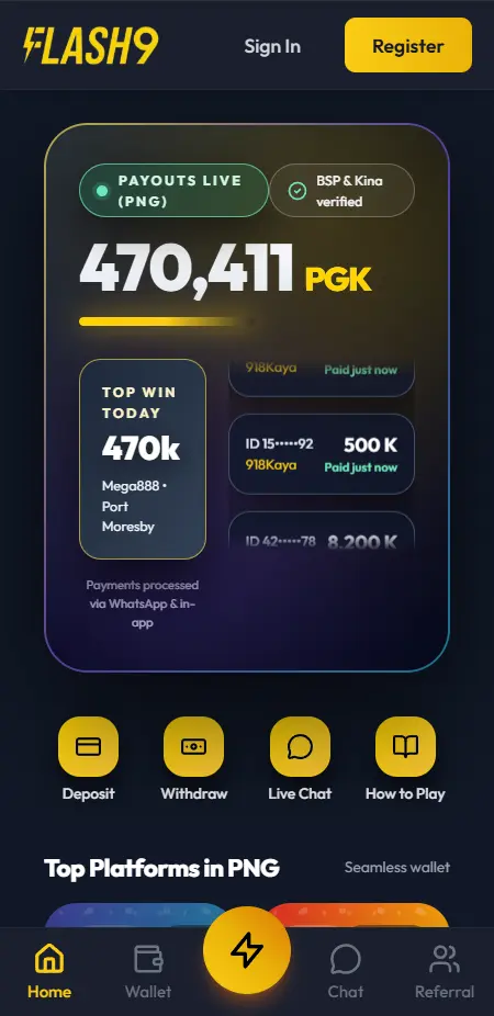 Flash9PNG app download and access screen